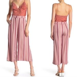 ECI Cropped Striped Genie Pants Size S, M